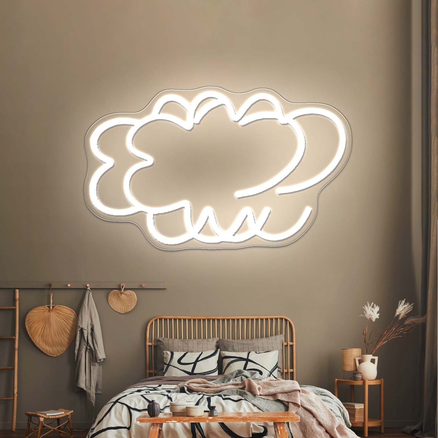 Cloud Twins Cute Neon Signs For Kids Bedroom