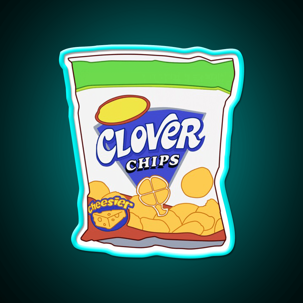 Clover Chips Snack Food Led Neon Sign Rgb Color - Shineneon