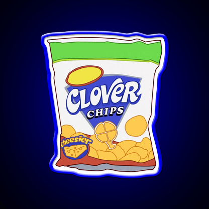 Clover Chips Snack Food Led Neon Sign Rgb Color - Shineneon