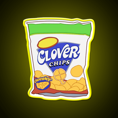 Clover Chips Snack Food Led Neon Sign Rgb Color - Shineneon