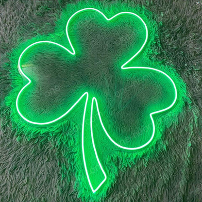 Clover Green Led Neon Sign For Home Bar St Patricks Day Decor | Shineneon