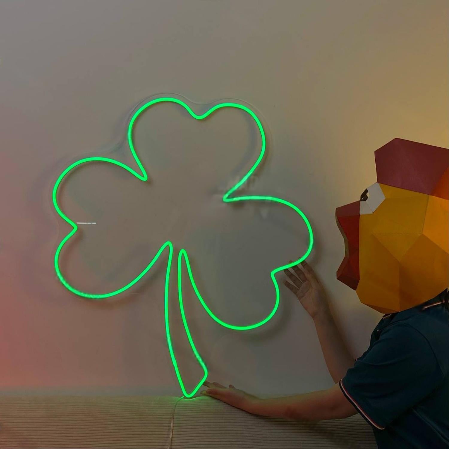 Clover Leaf Led Neon Sign Casino Led Neon Sign | Shineneon