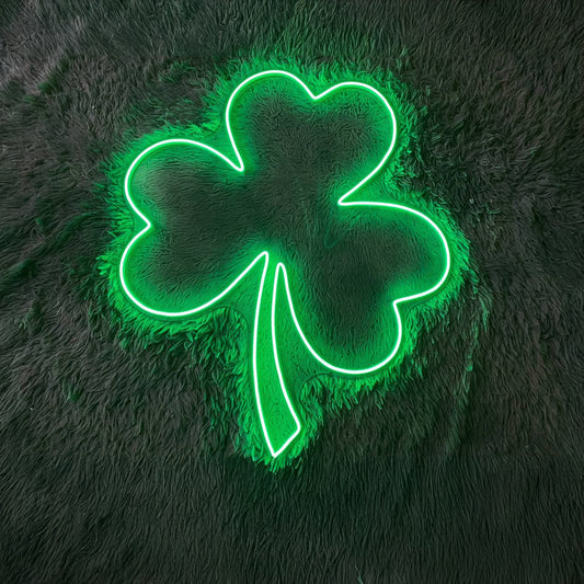 Clover Leaf Led Sign Wall Decor