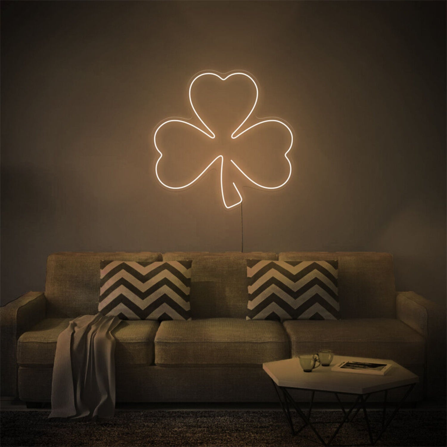 Clover Led Neon Sign For Office Bar And Wedding Ambiance | Shineneon