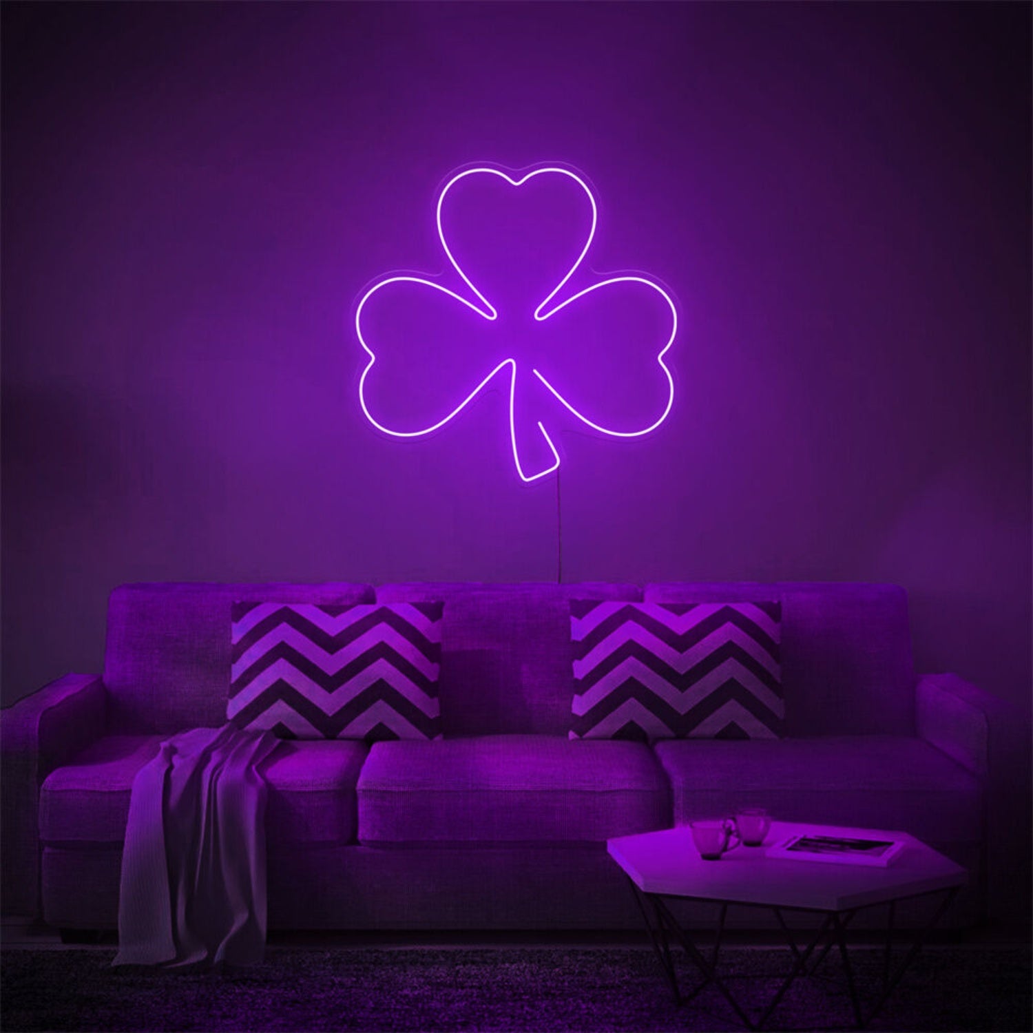 Clover Led Neon Sign For Office Bar And Wedding Ambiance | Shineneon