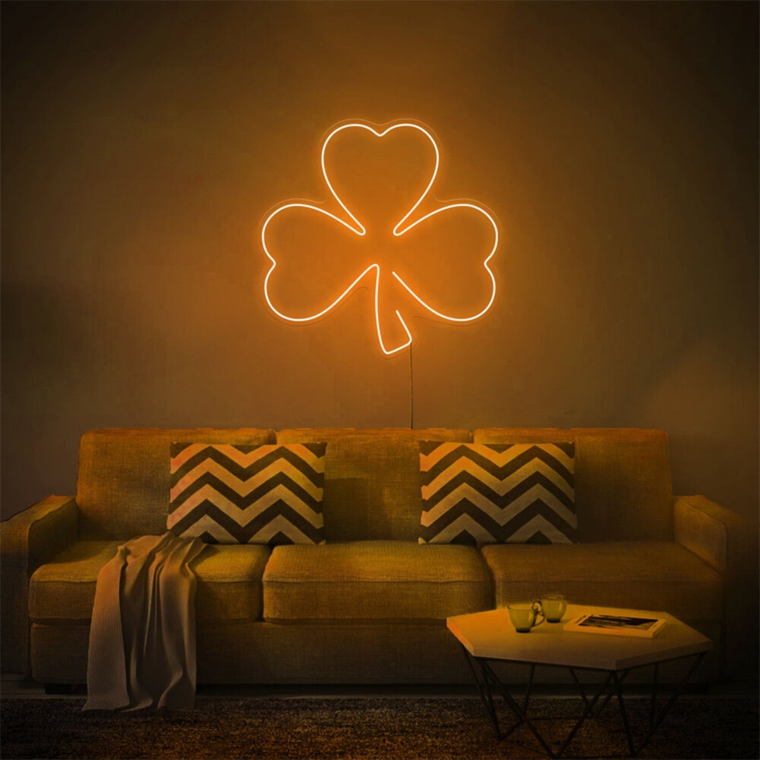 Clover Led Neon Sign For Office Bar And Wedding Ambiance - Shineneon