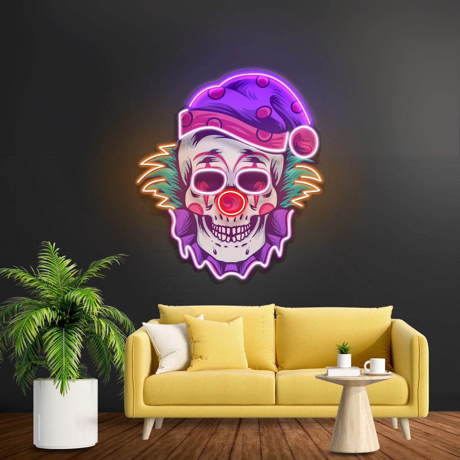 Clown Skull Led Neon Sign Light Custom Led Signs - Shineneon