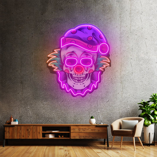 Clown Skull Led Neon Sign Light Custom Led Signs