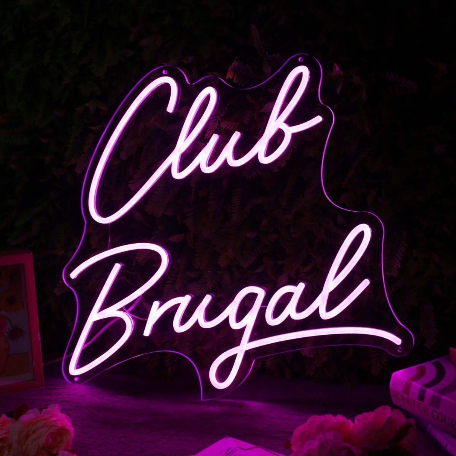 Club Brugal Purple Led Neon Sign - Shineneon