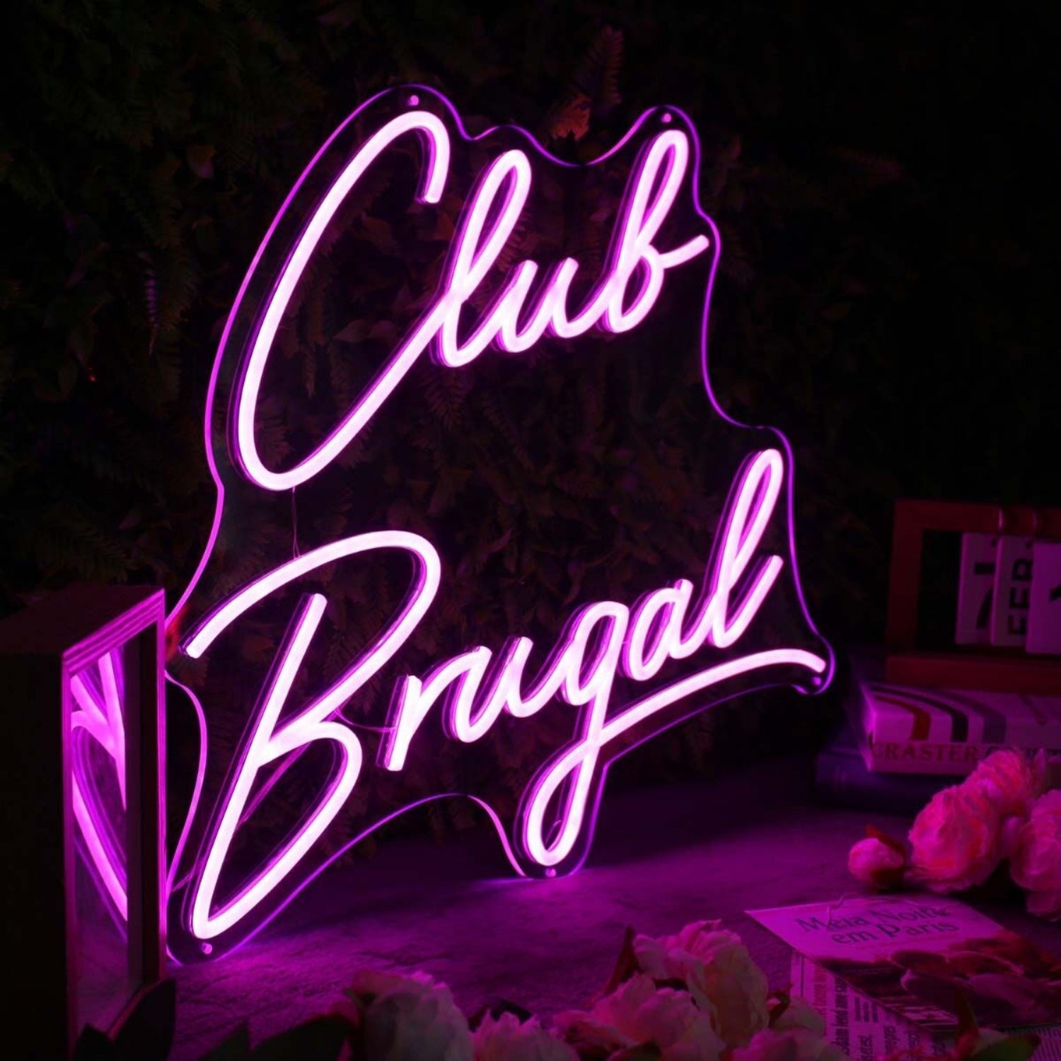 Club Brugal Purple Led Neon Sign - Shineneon