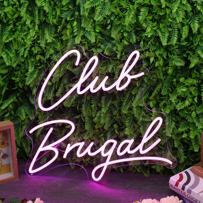Club Brugal Purple Led Neon Sign - Shineneon