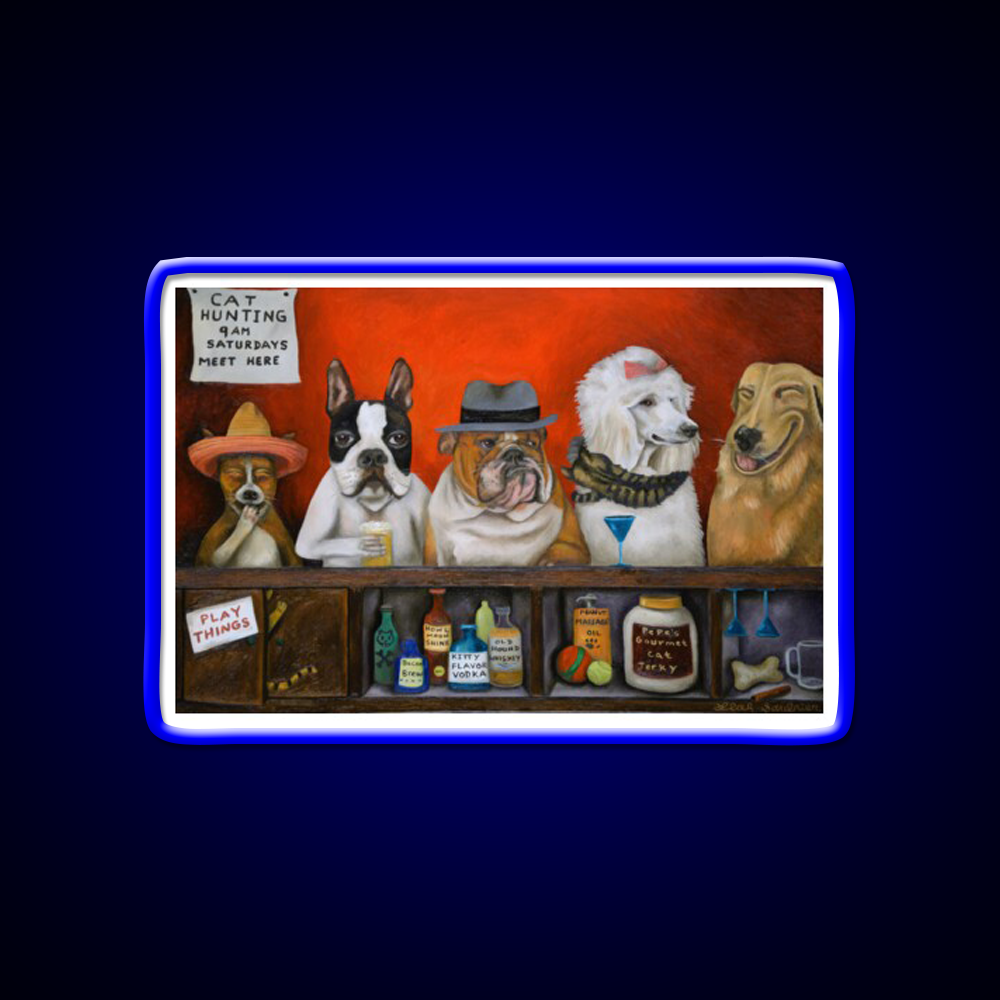 Club K9 Man Cave Bar Led Neon Sign Rgb Color