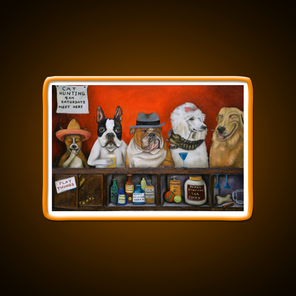 Club K9 Man Cave Bar Led Neon Sign Rgb Color