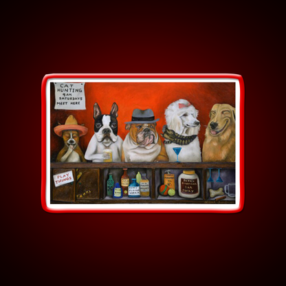 Club K9 Man Cave Bar Led Neon Sign Rgb Color