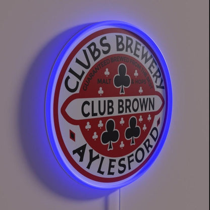 Clubs Brewery Brown Ale Rgb Led Neon Sign - Shineneon
