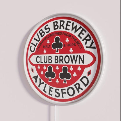 Clubs Brewery Brown Ale Rgb Led Neon Sign - Shineneon