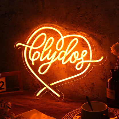 Clydos Orange Neon Sign | Shineneon