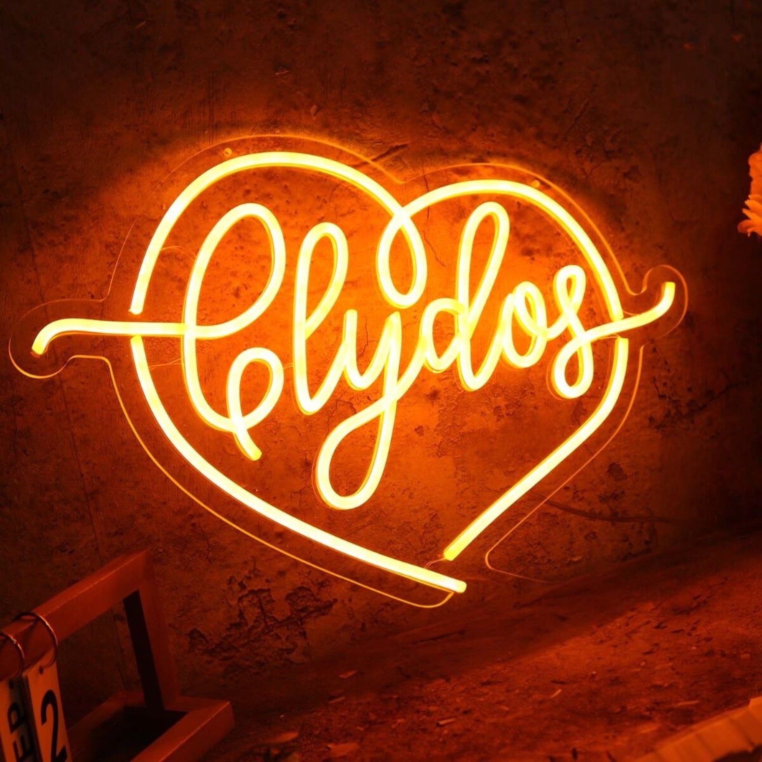 Clydos Orange Neon Sign | Shineneon