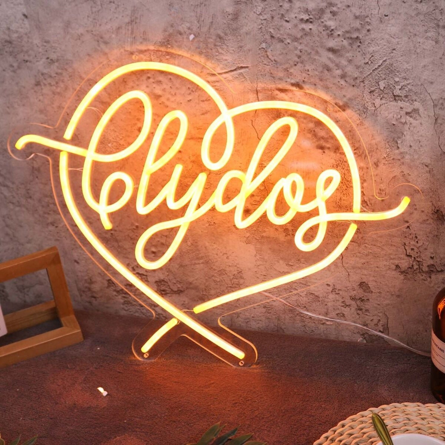 Clydos Orange Neon Sign | Shineneon