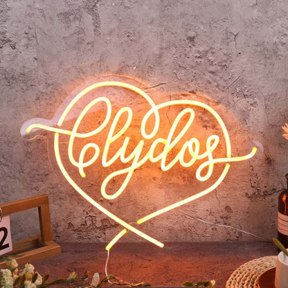 Clydos Orange Neon Sign | Shineneon