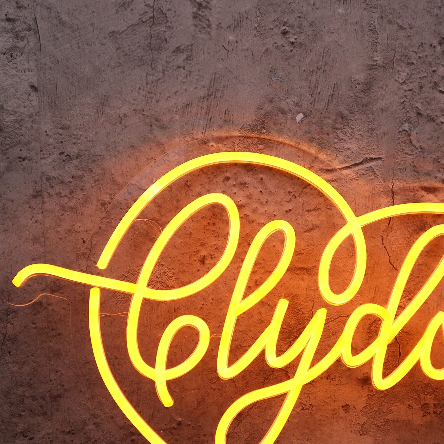 Clydos Orange Neon Sign | Shineneon
