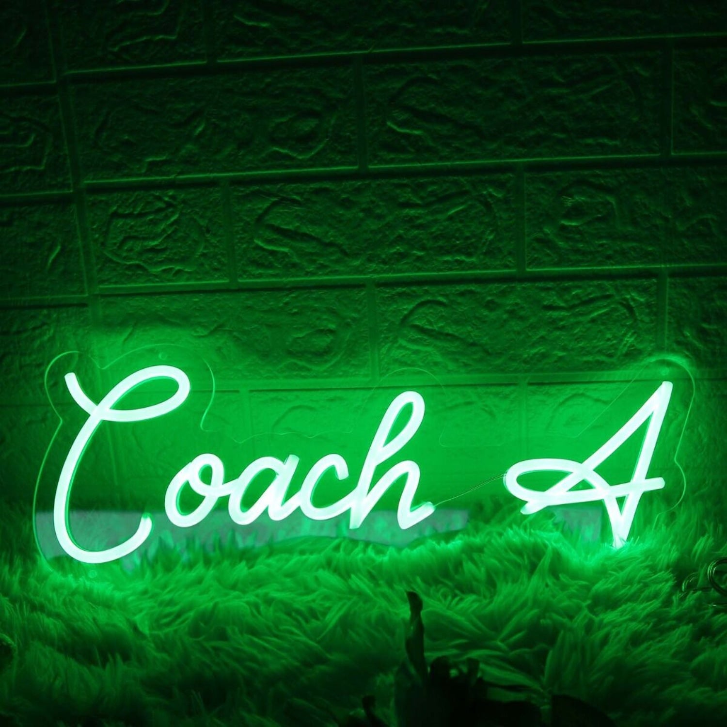Coach A Green Led Neon Sign - Shineneon