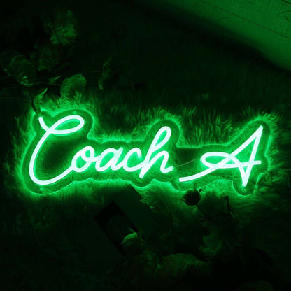 Coach A Green Led Neon Sign - Shineneon