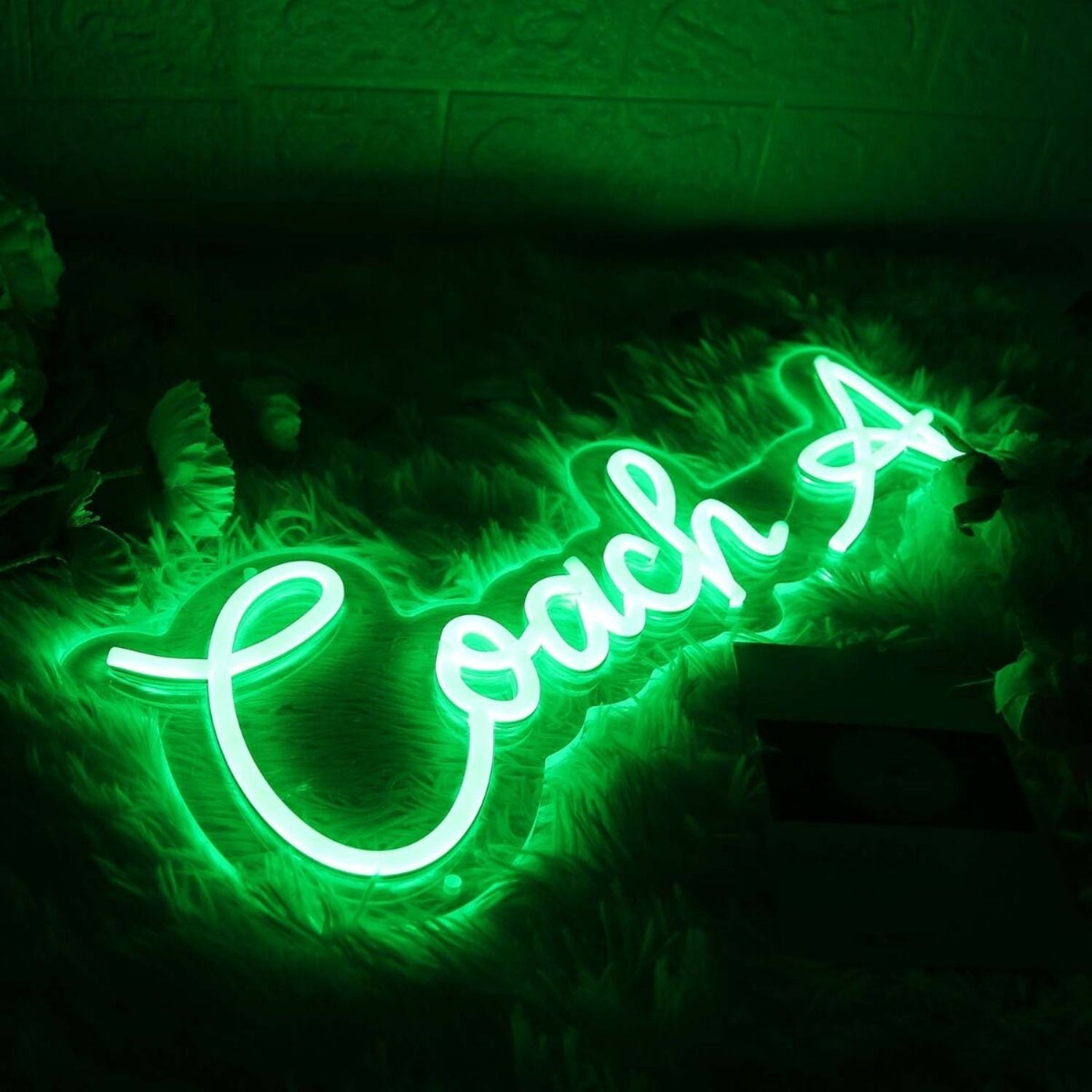 Coach A Green Led Neon Sign - Shineneon