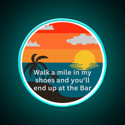 Coastal Bar Life Man Cave Bar Led Neon Sign