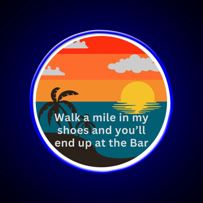 Coastal Bar Life Man Cave Bar Led Neon Sign