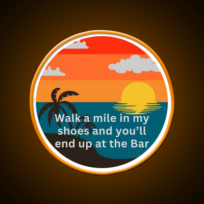 Coastal Bar Life Man Cave Bar Led Neon Sign