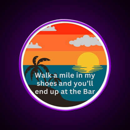 Coastal Bar Life Man Cave Bar Led Neon Sign