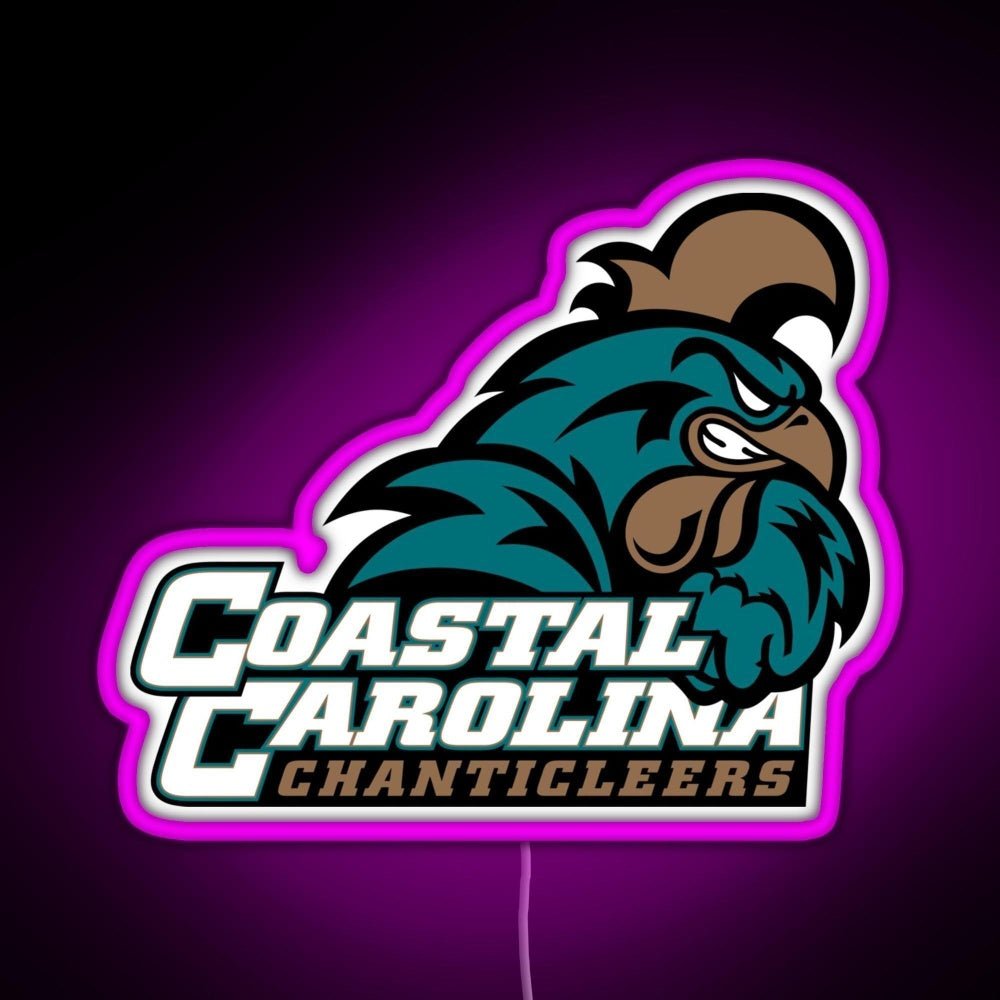 Coastal Carolina Chanticleers Rgb Led Neon Sign Pop Wall Art - Shineneon