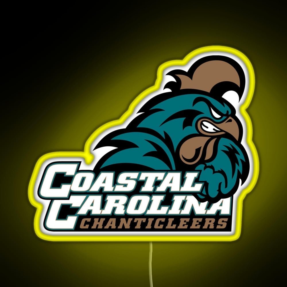 Coastal Carolina Chanticleers Rgb Led Neon Sign Pop Wall Art - Shineneon
