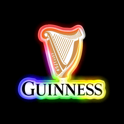 Coastal Retreat With Panoramic Beer Bar Decor Led Neon Sign Rgb Color - LED neon sign close-up detail