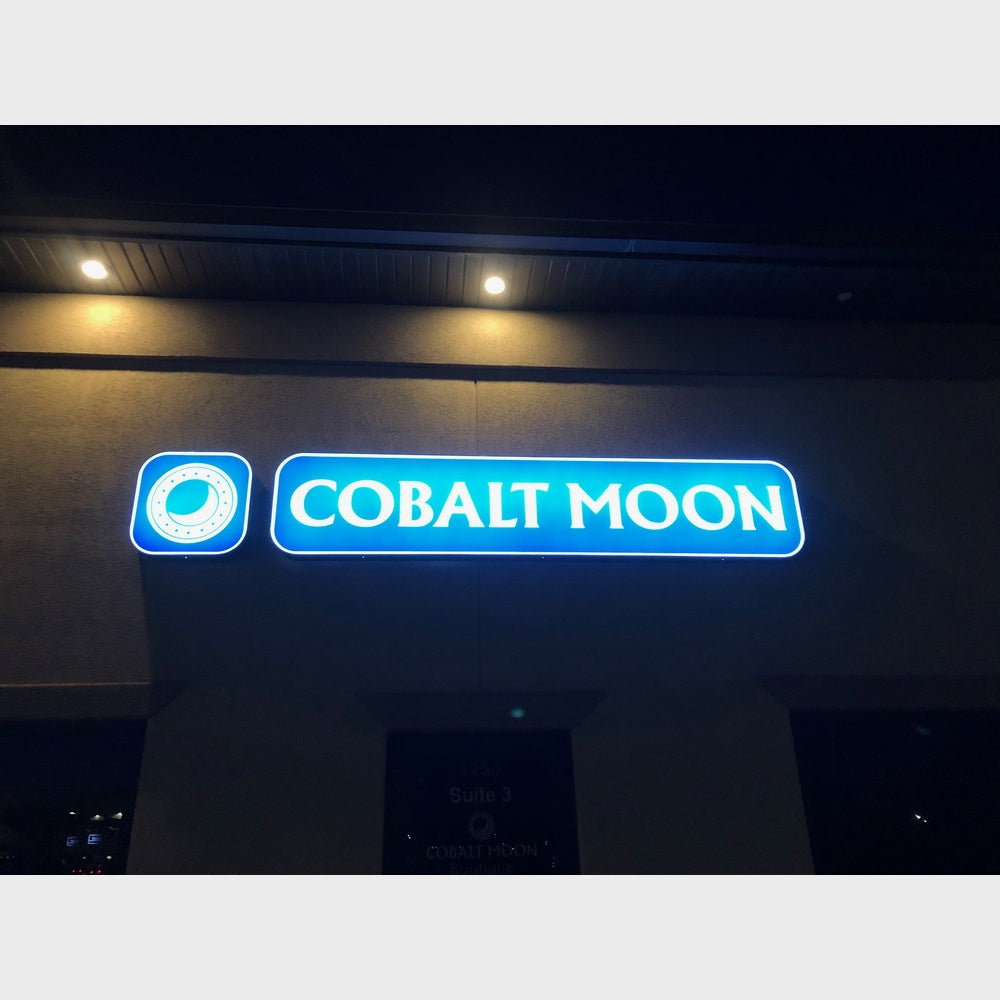 Cobalt Moon 3D Frontlit Channel Letters Led Light Sign
