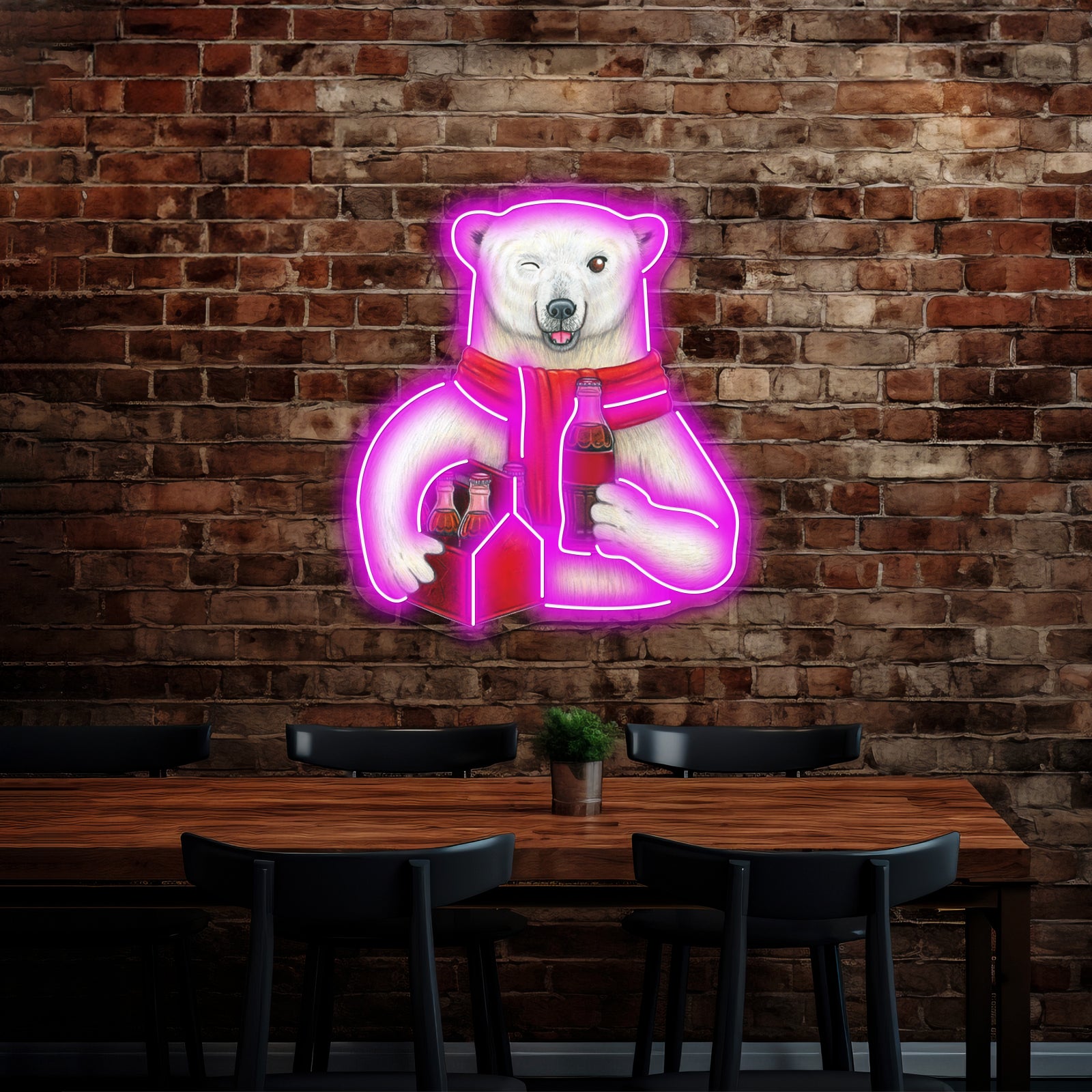 Cockapoo Pop Art Green Artwork Business Led Sign