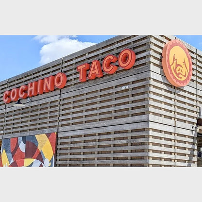 Cochino Taco 3D Frontlit And Backlit Channel Letter Led Light Sign - Shineneon