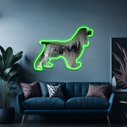 Cocker Spaniel Art Wall Artwork Neon Signs