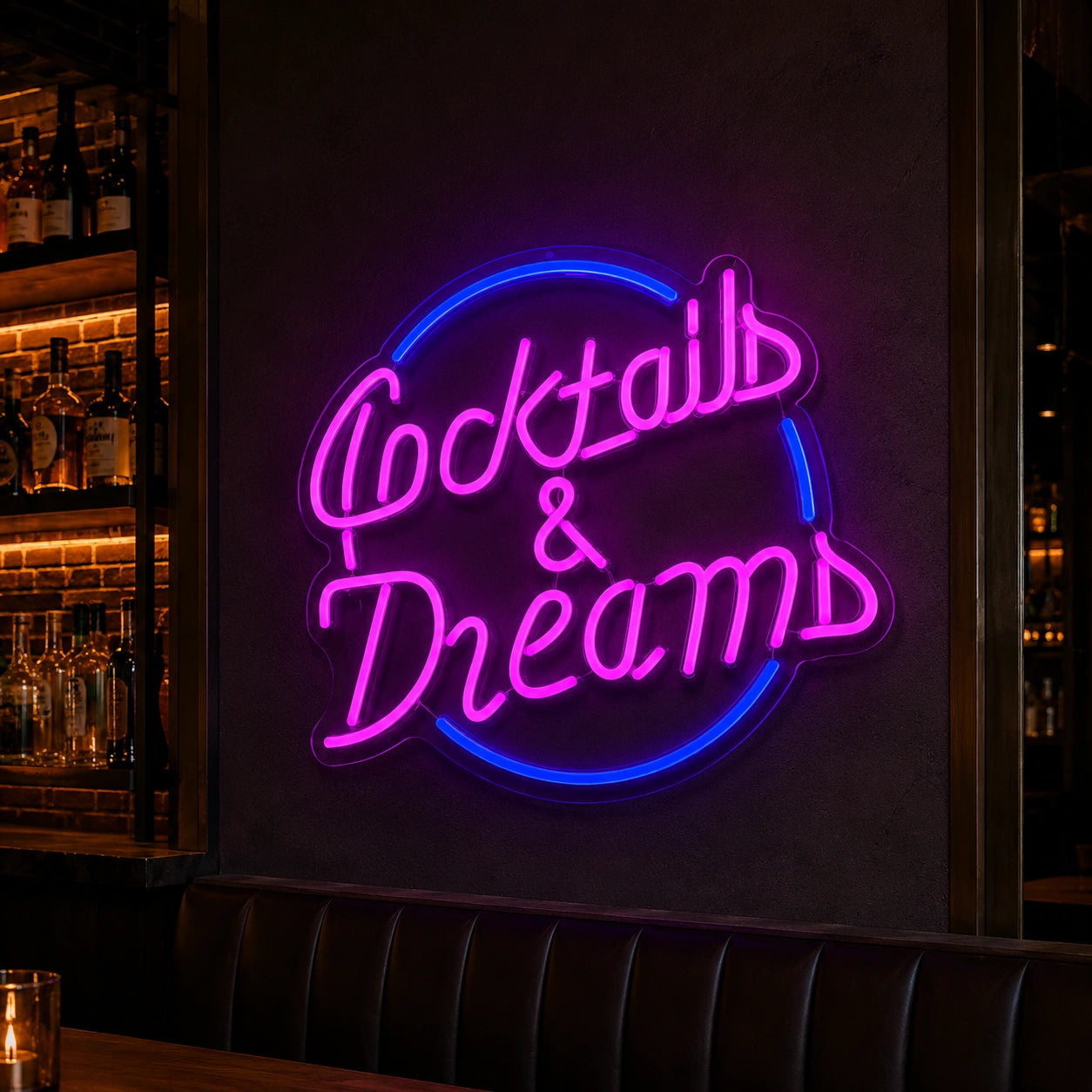 Cocktail And Dreams LED Neon Sign - 04 Size Image