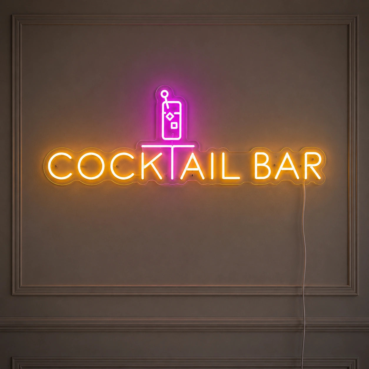 Cocktail Bar Bottle Neon Sign LED Neon Sign main product image