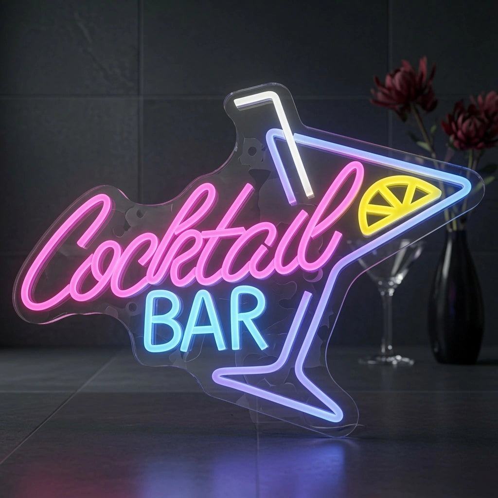 Cocktail Bar Business LED Neon Sign - 01 Original Product Image