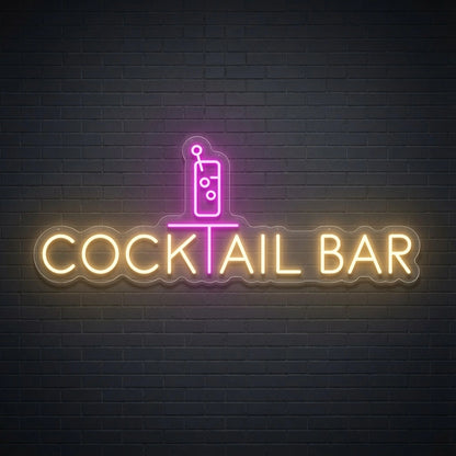 Cocktail Bar Business LED Neon Sign Wall Decor - 01 Original Product Image