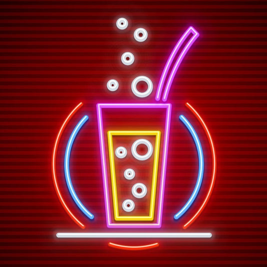 Cocktail Bar Drinking Led Sign Business Neon Sign