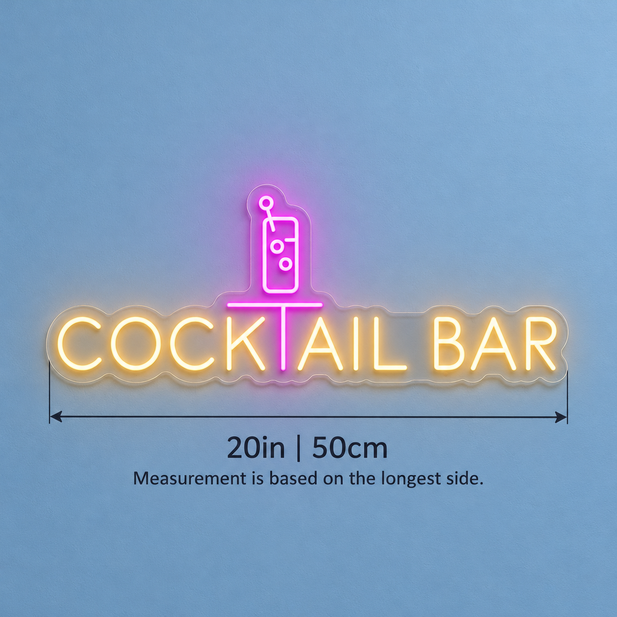 Cocktail Bar Highball LED Neon Sign