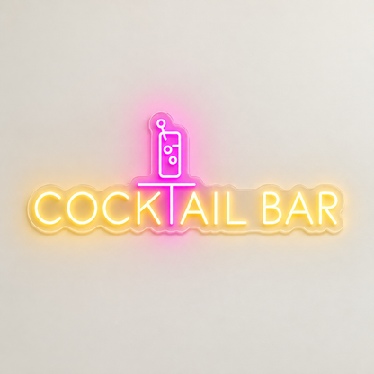 Cocktail Bar Highball LED Neon Sign