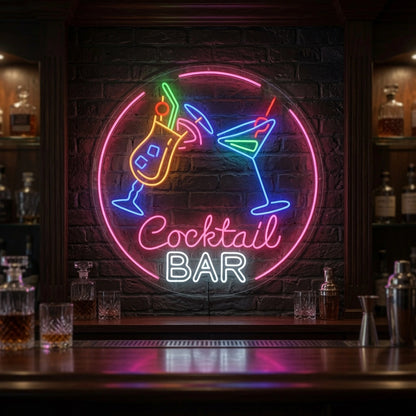 Cocktail Bar LED Neon Sign Bedroom Decor - 02 High-Converting Product Image