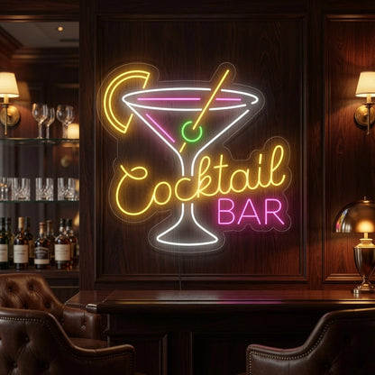 Cocktail Bar LED Neon Sign Home Wall Art - 02 High-Converting Product Image