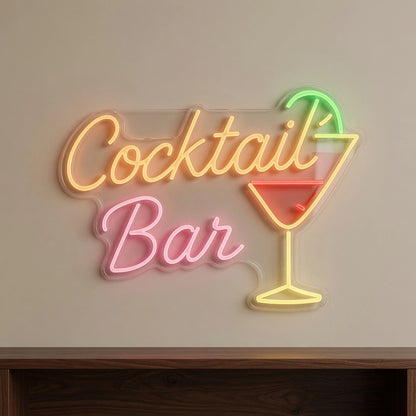 Cocktail Bar LED Neon Sign Living Room Decor - 04 Size Image