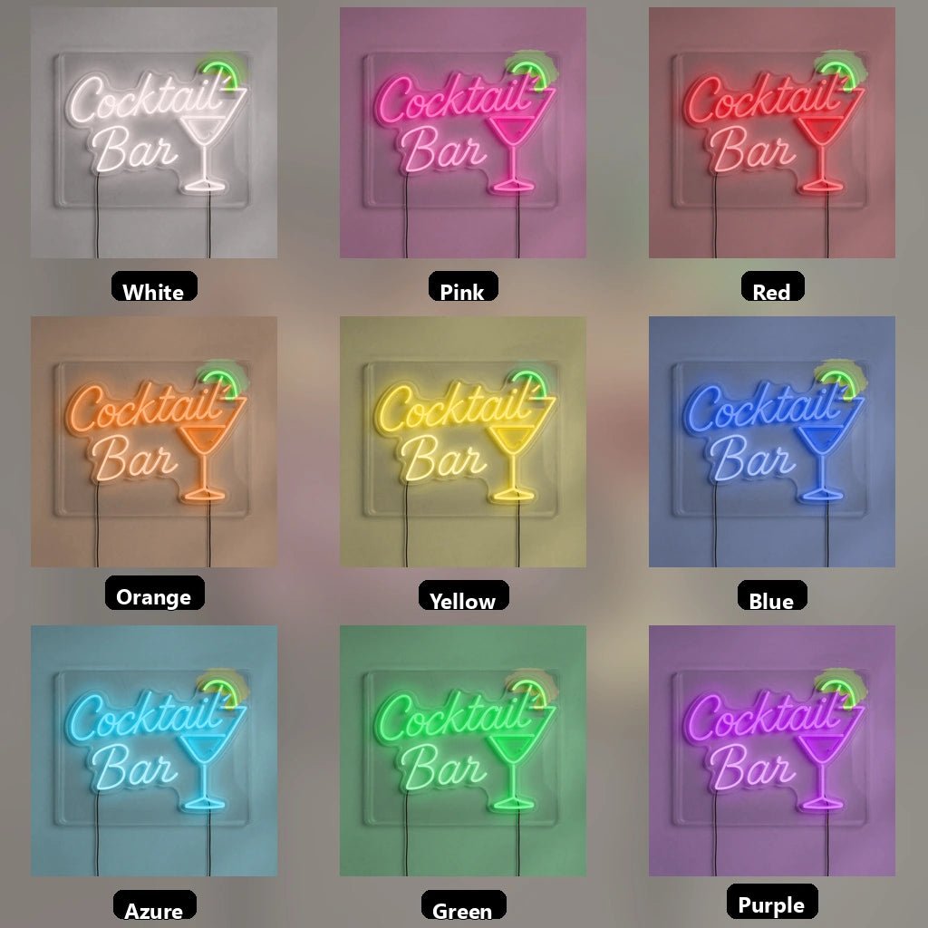 Cocktail Bar LED Neon Sign Living Room Decor - Shineneon